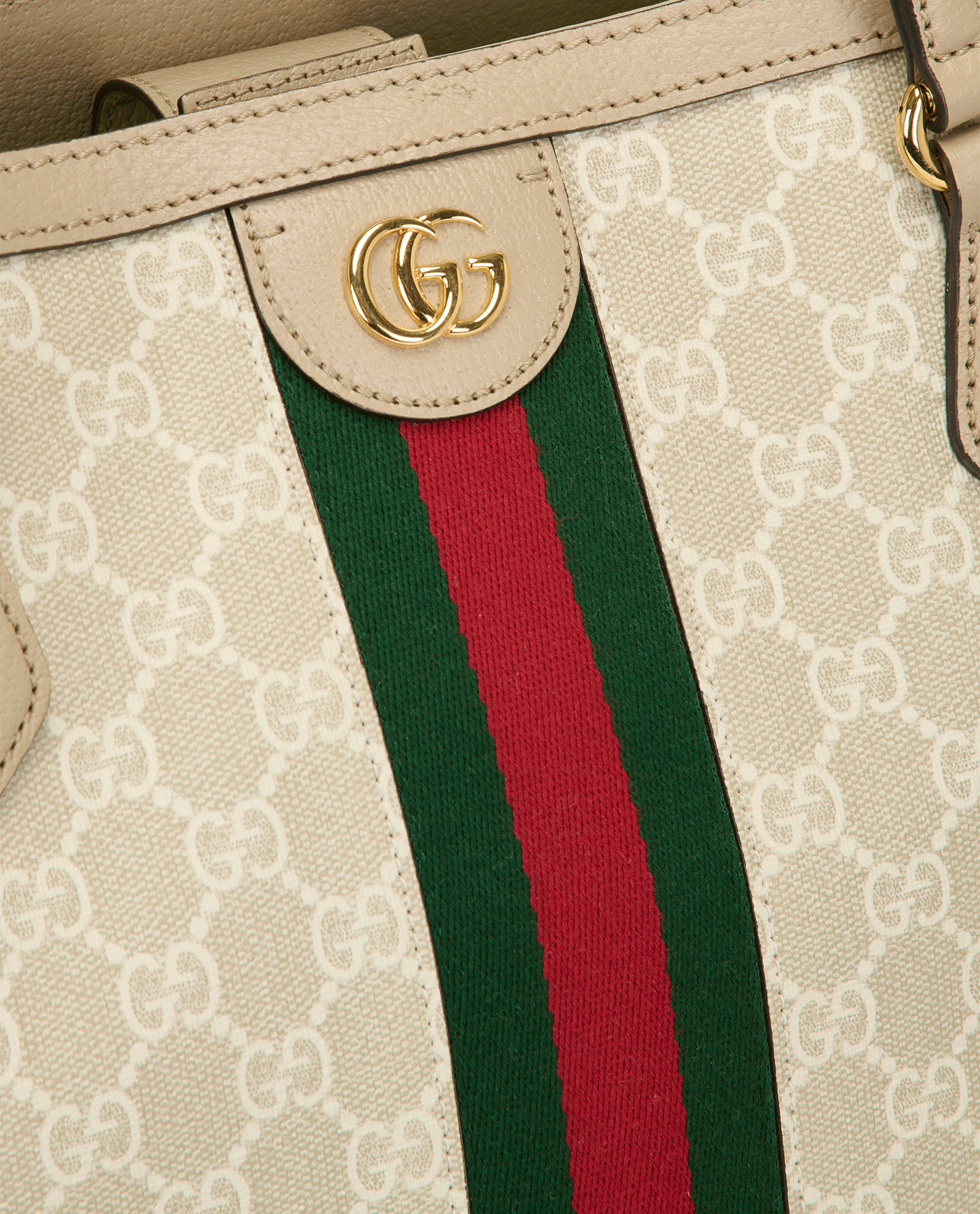 Large Ophidia Tote, &pound;750, Handbags, Cream, Canvas, Other view